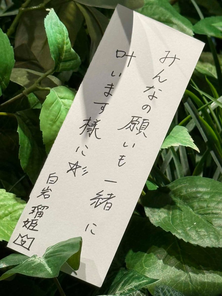 rukirukiJAM's tweet photo. みんないろんなお願いしてるけど、瑠姫くんははっきりお願いは書かず「自分のお願いもみんなのお願いも叶いますように」って優しい
きまちゃんは瑠姫くんのお願いが叶うと瑠姫くん自身のお願いも瑠姫くん以外の全員のお願いも叶うという、なかなか考えたね😁
#toJAM
#七夕 https://t.co/1duXMavOda