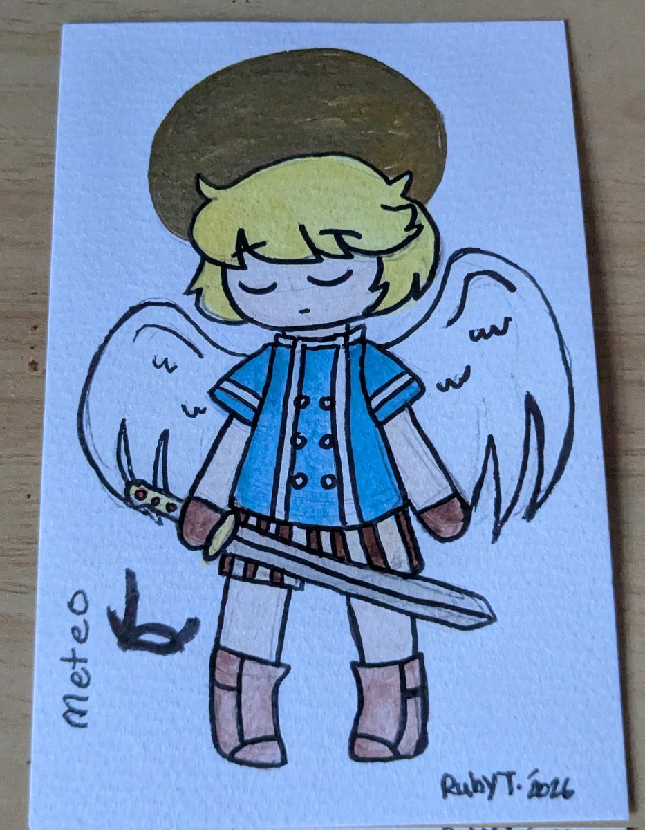 rubytelles66's tweet photo. The Angel Boy Meteo 🪽🗡️
Chapter L
(Redraw, Fix, Gold Markers,)
2021-2026
#cytus #cytusalpha #littleanime #drawing #redraw #watercolor #inkpen https://t.co/Bghw64rs1r