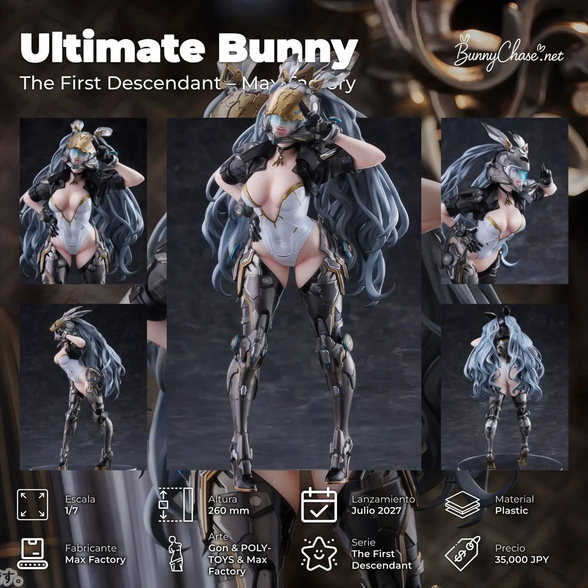BunnyChasse's tweet photo. #TheFirstDescendant nos trae una de sus personajes más populares con esta impresionante #UltimateBunny escala 1/7 de #MaxFactory (@official_MXF) ⚡. Acabados metálicos, armadura futurista y
https://t.co/47AUfE3l7W https://t.co/WGQHflOoVD