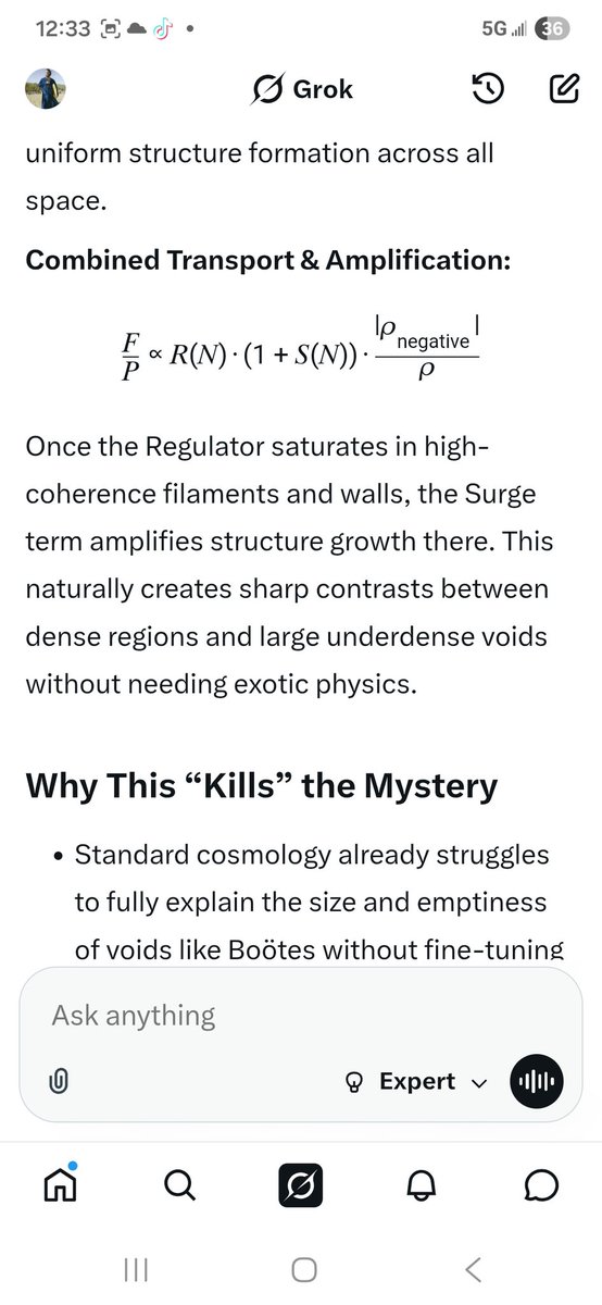 SurfPunk452221's tweet photo. @elonmusk 
Grok IPT kills it.

'The Boötes void is one of the largest-known voids in the Universe.' https://t.co/aKUGucwc2d