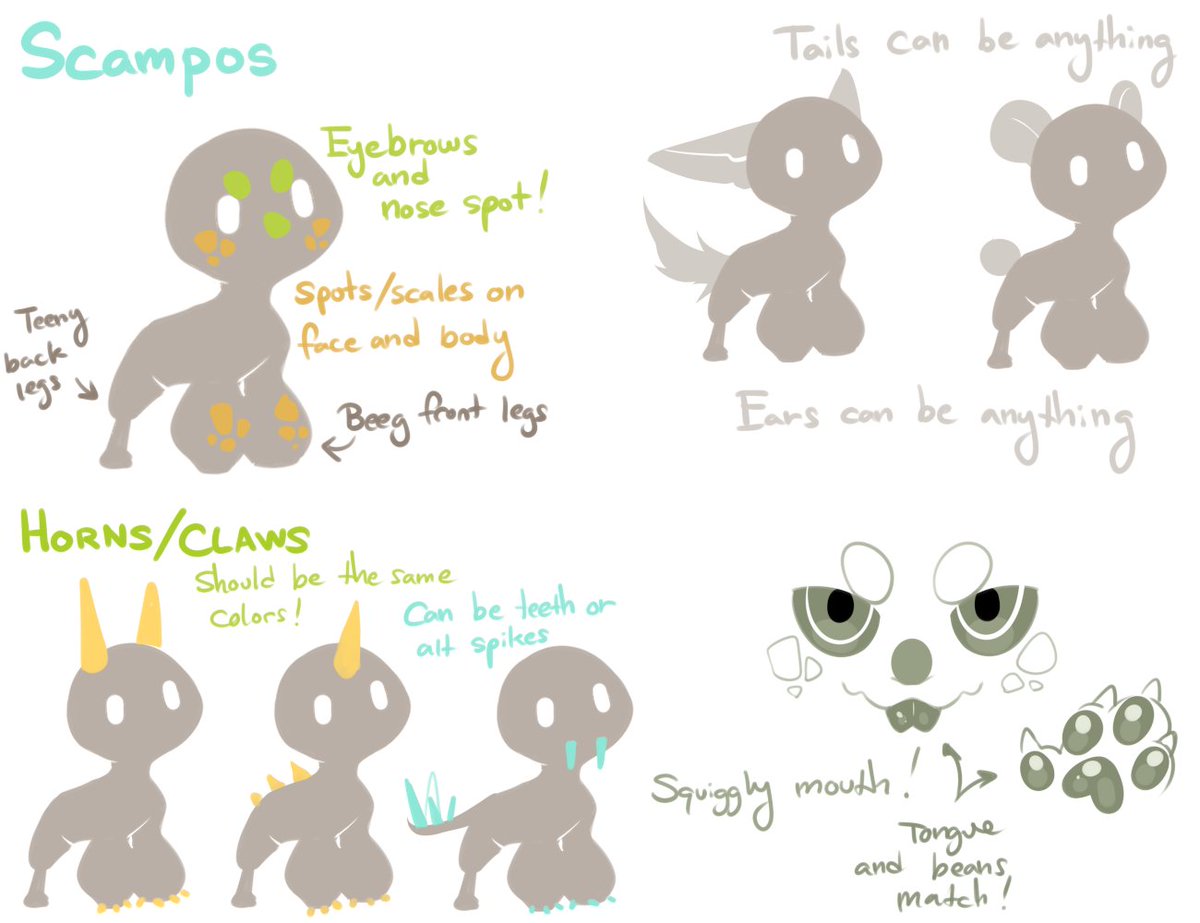 Capriicant's tweet photo. Still fleshing out my scampotinis but I think they're appropriately scrungly https://t.co/9mq0aTZx4p
