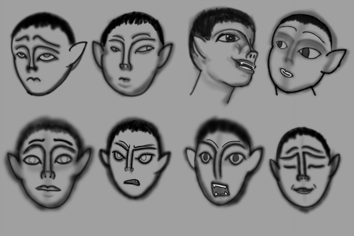 PeterJohnDorian's tweet photo. I want to learn how to draw, here is my attempt at drawing expressions https://t.co/staxUSkdI2