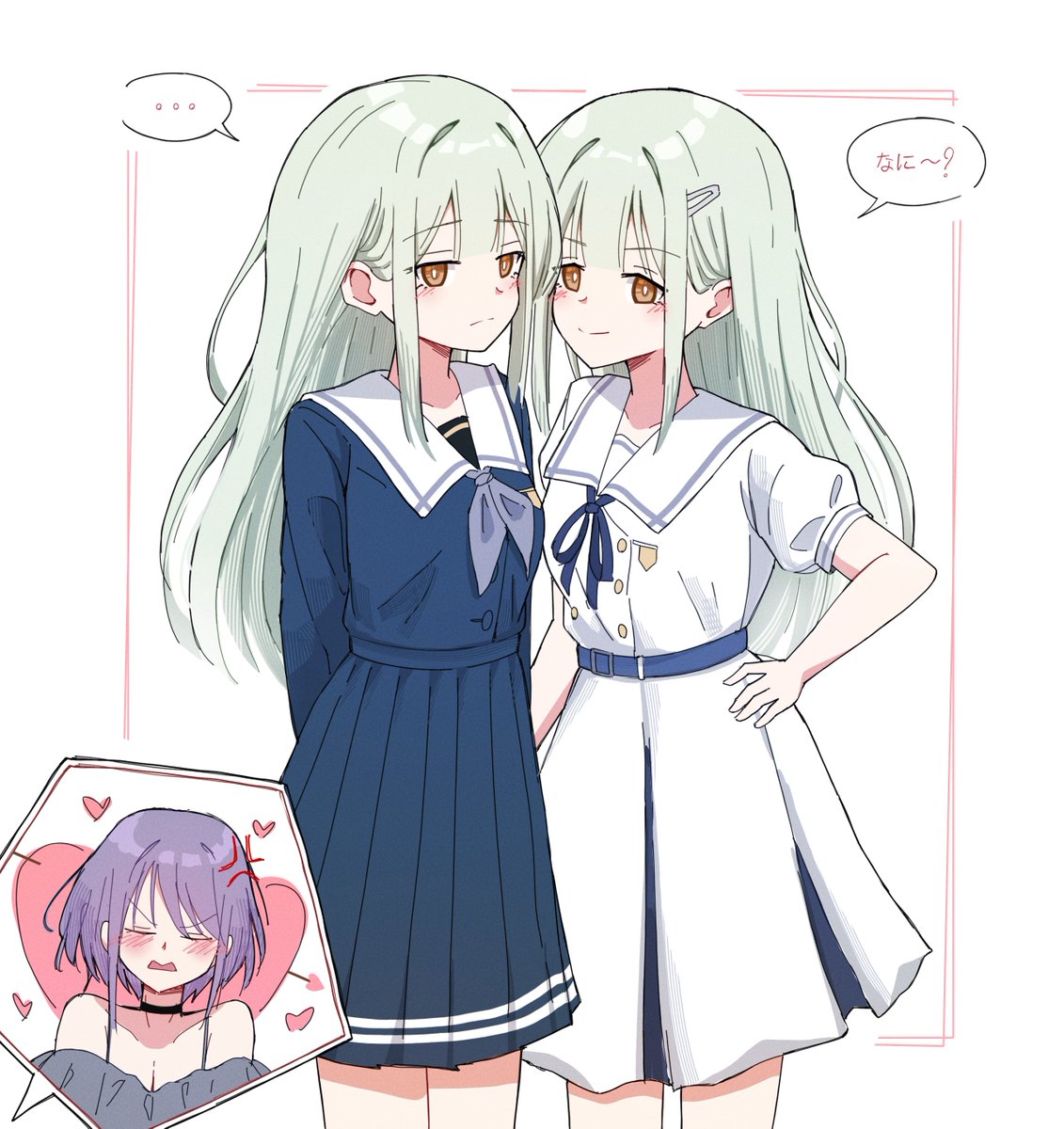 chain_apir's tweet photo. I really love the Tsukinomori uniform https://t.co/CiS2oU8jZO