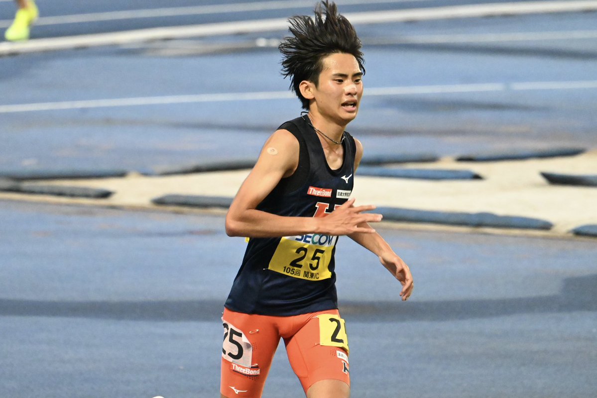 Hosei_ekiden's tweet photo. 【大会情報】
🏃‍♂️ホクレンディスタンスチャレンジ2026網走大会

▶︎10000mA組(19:30~)
 野田 晶斗(4)

チームを引っ張る主将が法大記録・27分台に挑みます！
応援よろしくお願いいたします！
 #がんばるのだ https://t.co/ShxAlXWATJ