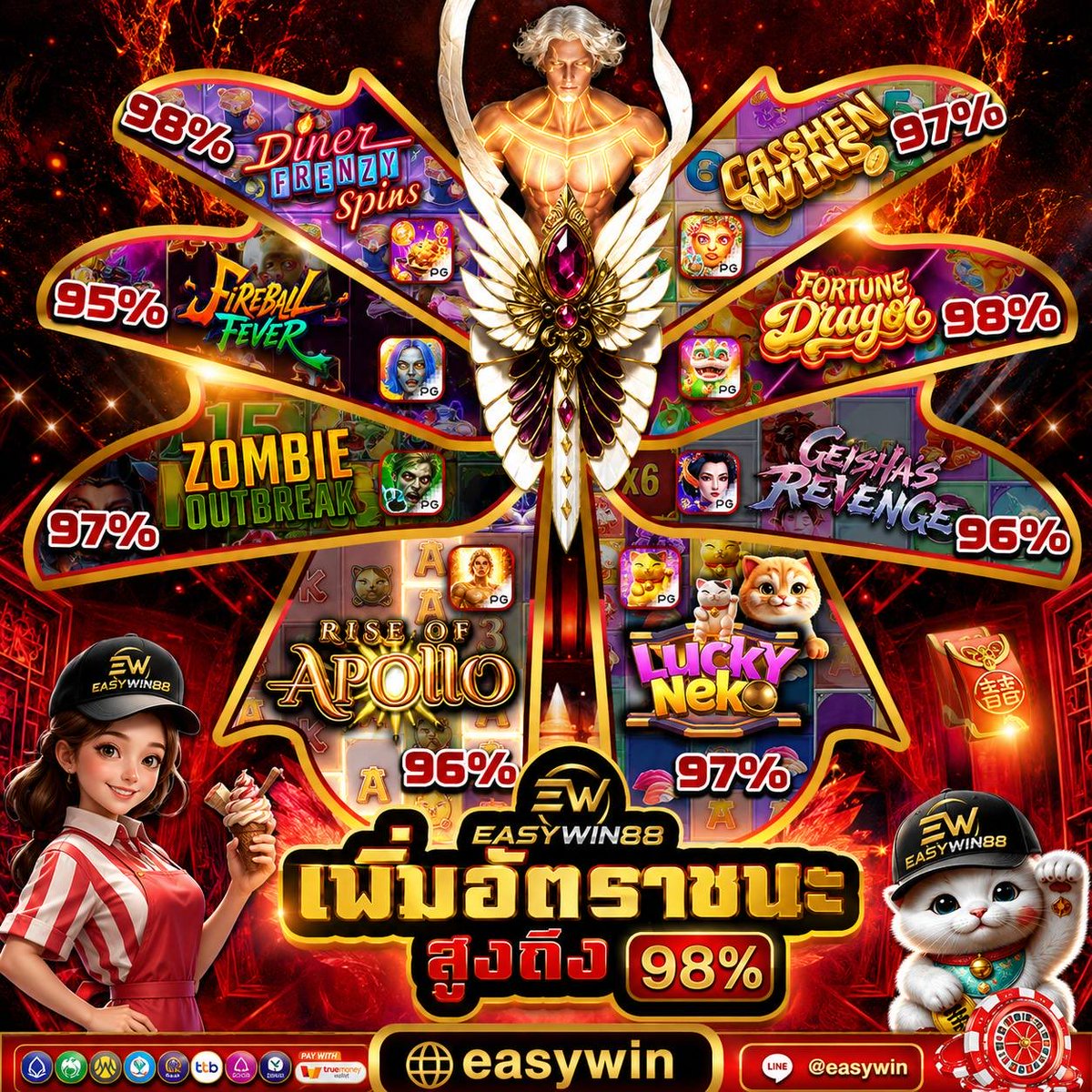 Topgun0909's tweet photo. ⭐️เพิ่มอัตราการชนะ สูงสุด 98% คัดมาแล้ว  🔊 

เกมส์สล็อตและคาสิโน อันดับ1
❗️เล่นแล้วได้เงินจริง
📊 อัตรการถอนสูงขึ้นแน่นอน
💥การันตีความปังแน่นอน💥
📲 ช่องทางเข้าเว็บ 

🆔 ลิงก์ช่องทางการติดต่อ
 https://t.co/ZoVRt769wH 

✅ ช่องทางเข้าเล่น  
https://t.co/j16KL0iTaJ https://t.co/PcXmr4k5WS