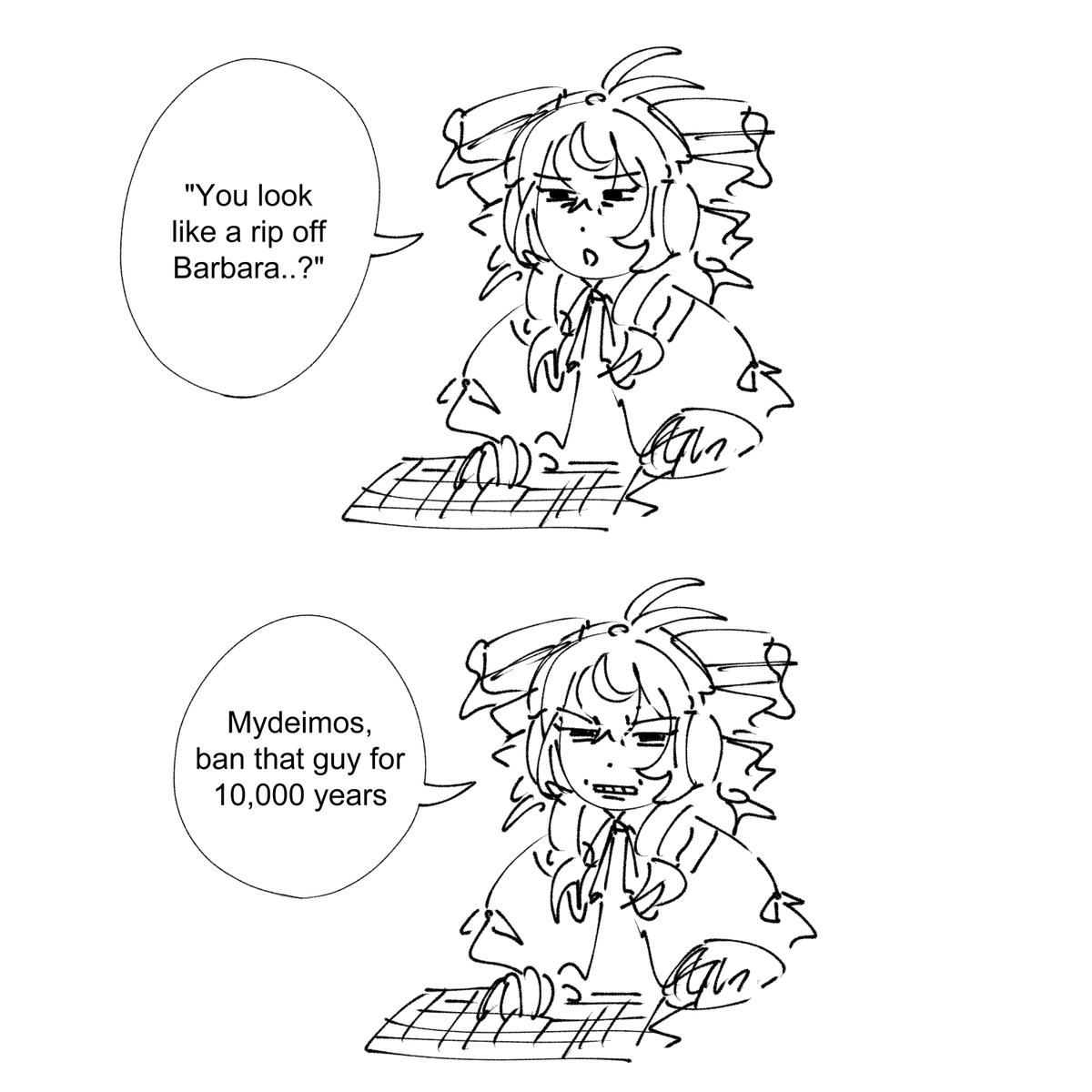 childeology's tweet photo. twitch au where mydei is hyacines only mod https://t.co/p7Jgdq3krZ