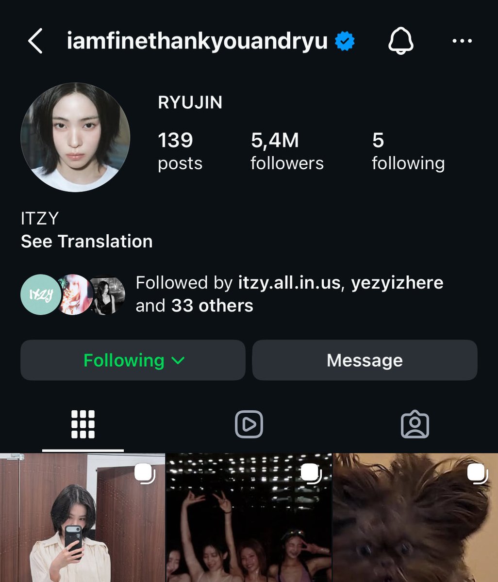 CrownedItzy's tweet photo. RYUJIN foi a idol feminina mais seguida do Instagram ontem https://t.co/hiRsh3Cleo