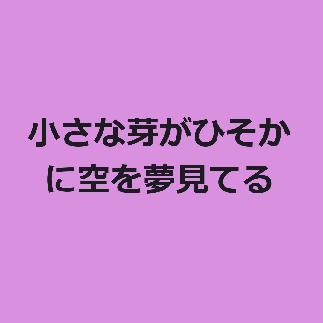 Ran_d_otle's tweet photo. 小さな芽がひそかに空を夢見てる🌱 https://t.co/LewoUpAugu