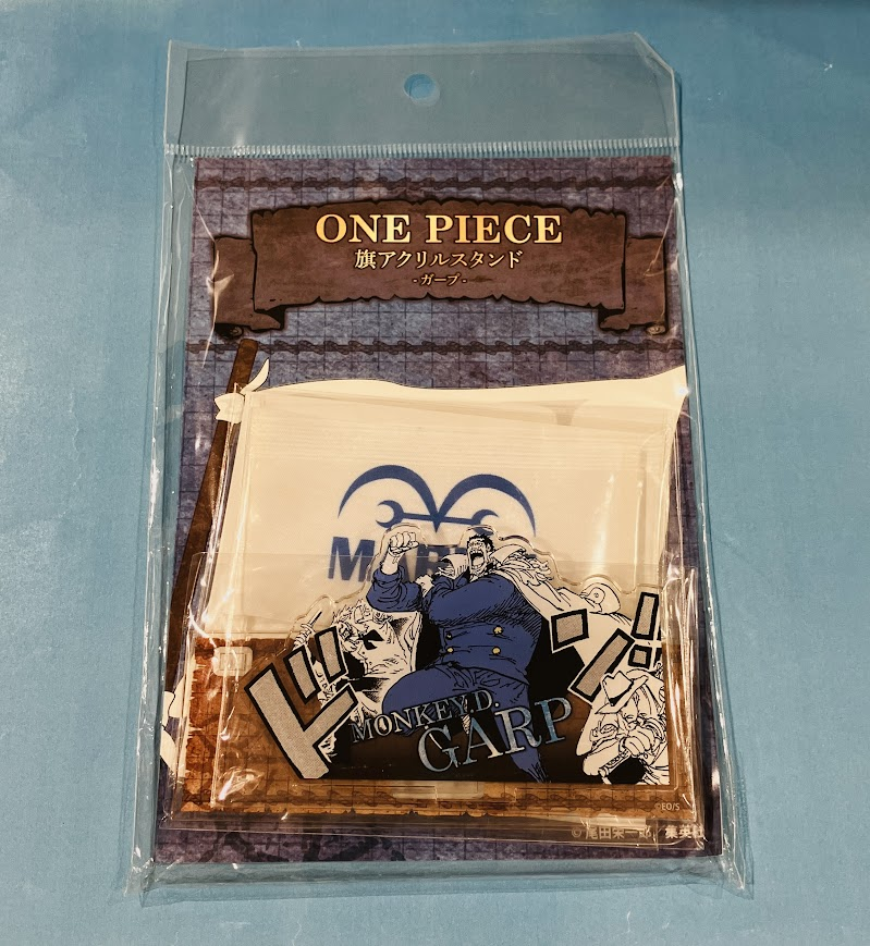 ONE PIECE ガープ 麦わらストア アクリルネームブロック　キーホルダー 新商品】原画商品 ・旗アクリルスタンド ガープ 2,640円(税込