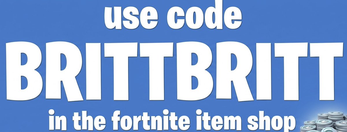 FleurDeBrittany's tweet photo. ๐ฃ Use Code: BrittBritt in the Fortnite Item Shop! ๐ #EpicPartner #SupportACreator #Code #ItemShop #BrittBritt #Twitch #Fortnite #Streamer #ContentCreator โจ https://t.co/k8VypB3FTu