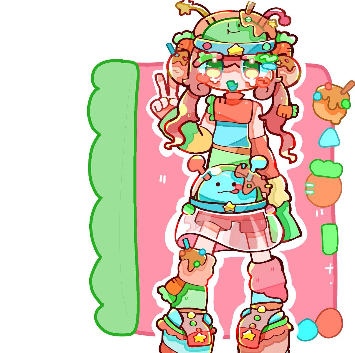 Nanary772's tweet photo. たこ焼き

#イラスト　#oc https://t.co/iHOarp8BNv