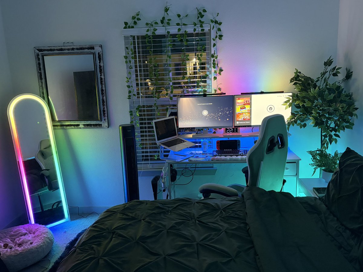 Armybratt228's tweet photo. My gaming setup is getting cute https://t.co/X0vP9Z10Ve