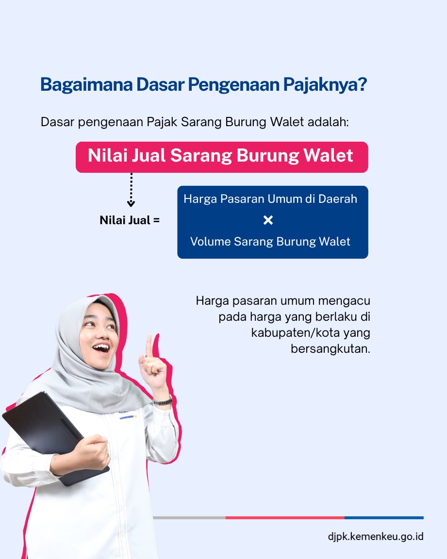 DitjenPK's tweet photo. Melalui Pajak Sarang Burung Walet, pemerintah kabupaten/kota memperoleh sumber pendanaan untuk membiayai pembangunan infrastruktur, meningkatkan pelayanan publik, serta mendukung berbagai program pembangunan daerah.

Yuk, simak lebih lengkapnya! https://t.co/wMeAXFaoGD