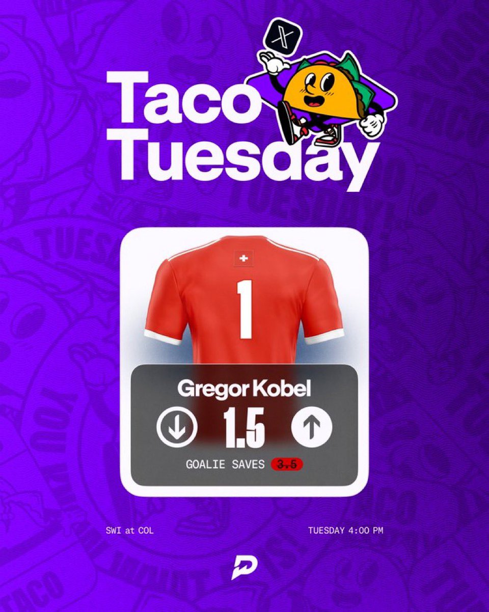 PrizePicks Taco Tuesday Tracker tweet media