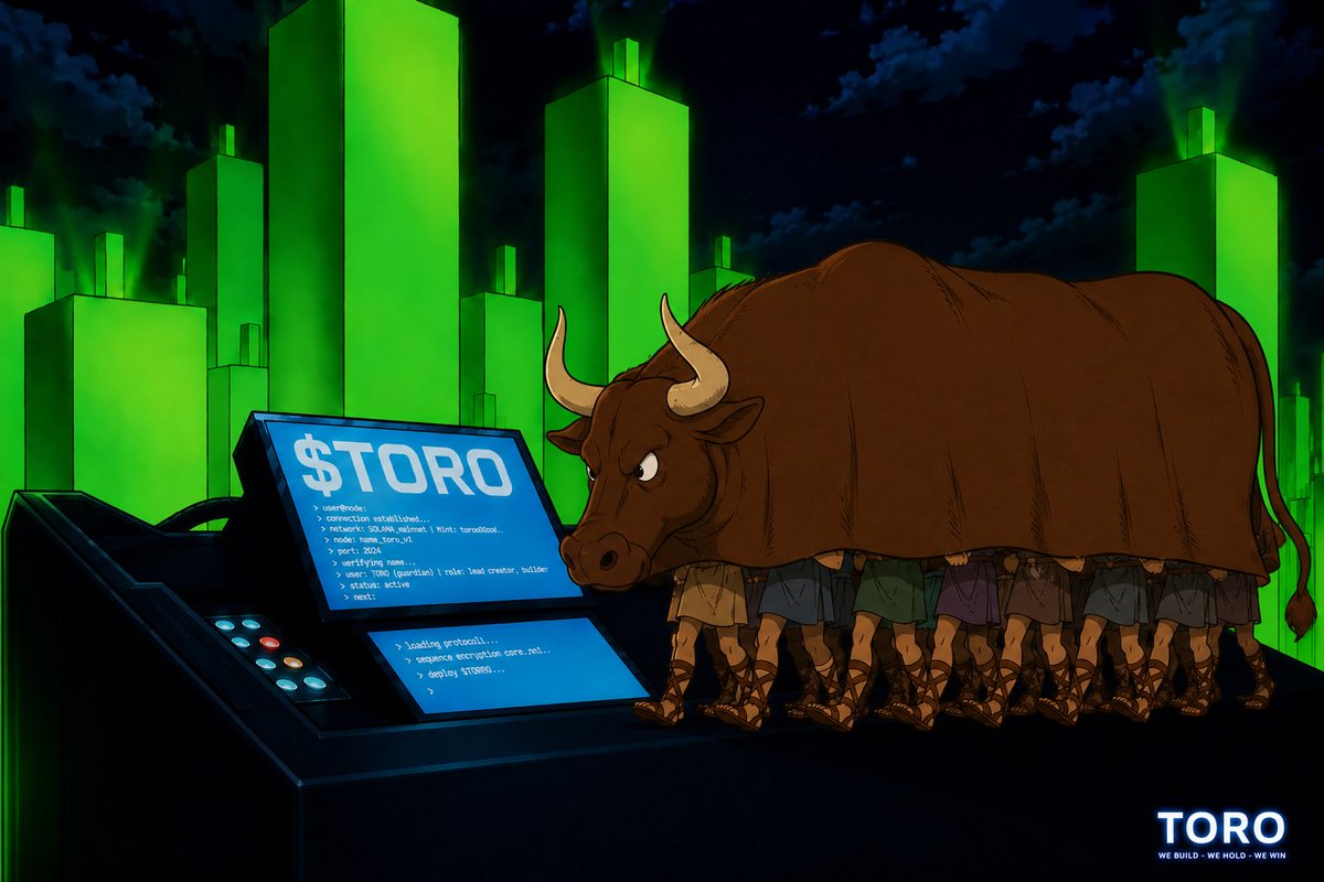 itsbrowmsky's tweet photo. The difference with $TORO?

It's not about who talks the most.
It's about who shows up, holds strong, and supports the community.

That's what makes The Community Bull special. 🐂🔥 

Community Bull $TORO 🐂
@ToroTheBull_Sol 

2rovxjbNfyVuTdDTpH3EtsWEFJKCmYasuLud3MRHpump https://t.co/KuiA2pTe8z