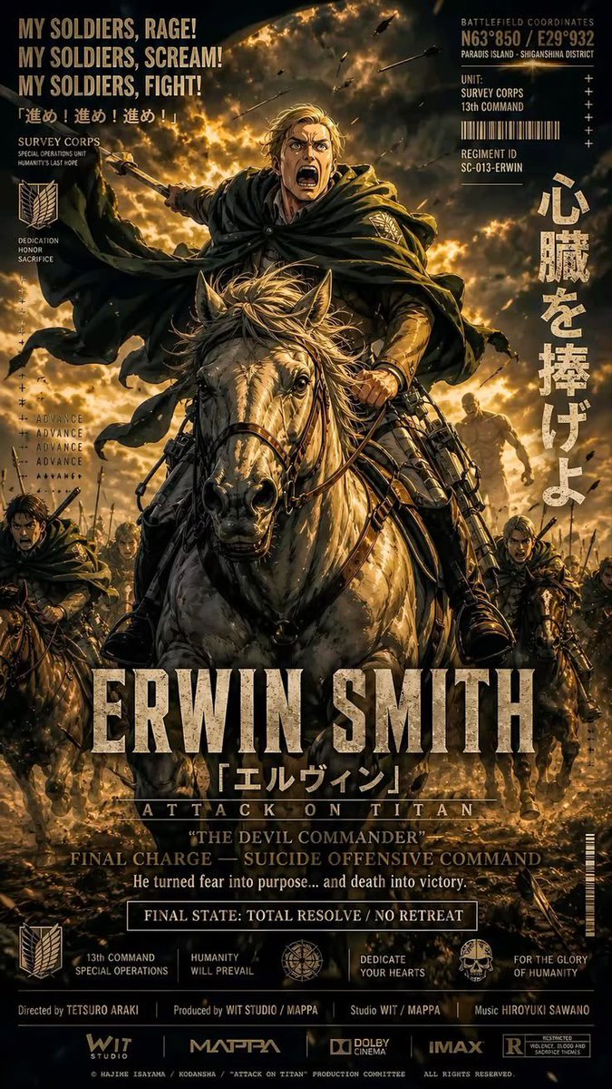 SkyperWallfly's tweet photo. Attack on Titan https://t.co/XoAYBvdi8n