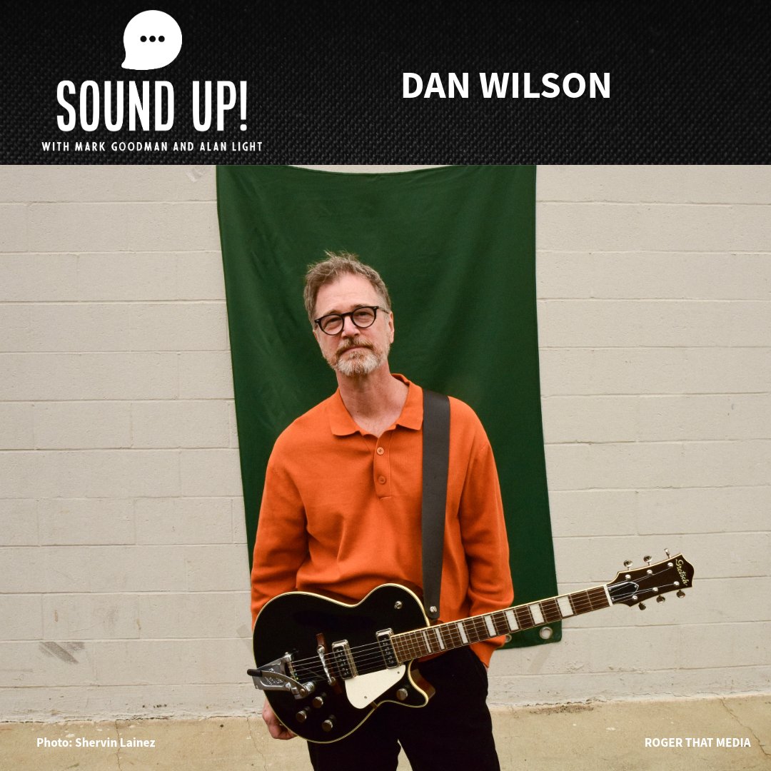 sounduppod's tweet photo. On Sound Up!, Mark &amp; Alan welcome Grammy-winning songwriter &amp; Semisonic frontman Dan Wilson to talk  new music with the band &amp; his remarkable history working w/ Adele, the Chicks, &amp;  more. #sounduppod #musicpodcast #podcast #classicrock #mtvvj #songwriting
https://t.co/urZCVuUjdH https://t.co/WnqHNLLGaB
