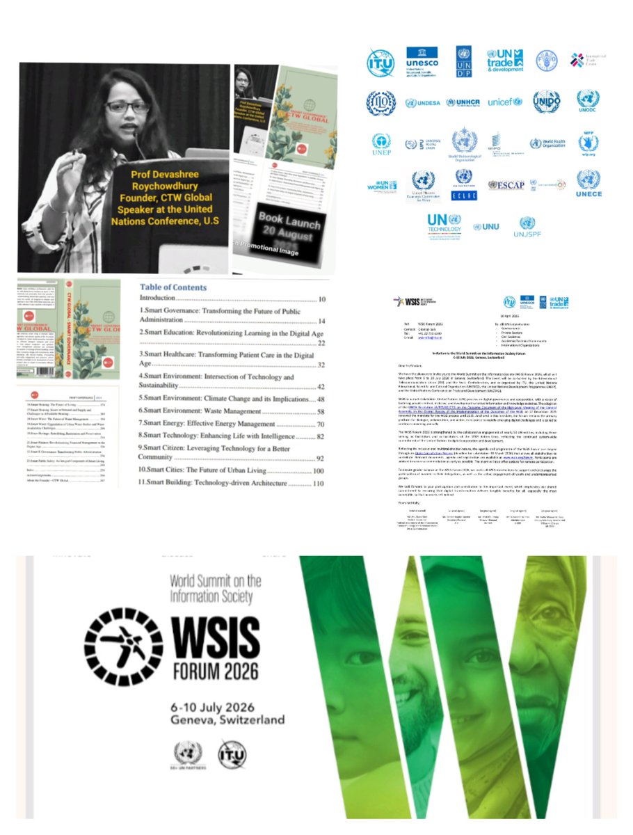 CityTalksWalks's tweet photo. #SmartGovernance #WSISForum #WSISForum2026 #ITU #WSIS #TheAIforGoodGlobalSummit #UN #Geneva #Switzerland #UNDP #UnitedNations #UNESCO #ILO #UNDESA #UNCTAD #FAO #ITC #UNIDO #UNODC #WFP #WHO #WIPO #WMO #UPU #UNEP #UNWomen #UNECA #UNECLAC #UNESCAP #UNECE #UNJSPF #UNU #UNTechnology https://t.co/QVkupmvSbp