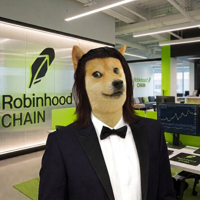 VladDogToken's tweet photo. $VladDog just launched on Robinhood Chain!

CA: 0x42a10f2f715b1d05c3c277549b41d36c444197cf

Buy: https://t.co/8MAAKUWjj1 https://t.co/kAfhjp5Xy8