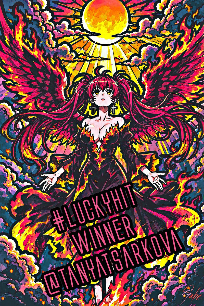 Artmancer404's tweet photo. ‼️2 #OnlyHits Sales‼️
Lunar Guardian Dove
Sold to @OnChainCult
Solar Angel Blaze
WON in a Lucky Hit Random Draw by @TanyaTsarkova! That’s a huge win, as there was only a 2.76% chance of getting this piece!
Random Draw below 👇🏼
THANK YOU BOTH A MILLION ‼️🙏🏼 https://t.co/Yyyiv8Sgbz