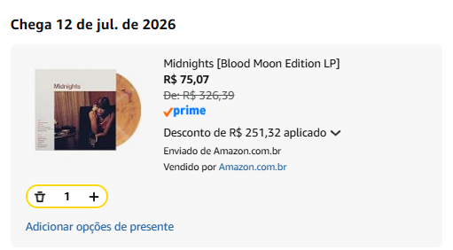 feirinhataylor's tweet photo. PUTA QUE PARIU VOAAAAA

R$ 75,07 RESGATAR CUPOM

https://t.co/1XTKtmZyuo https://t.co/wCqxFRuqha