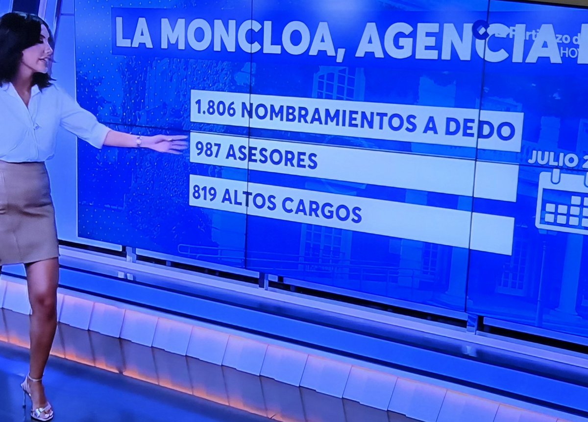 GPogui's tweet photo. "Nunca antes un Gobierno en democracia había tenido tal cantidad de nombramientos a dedo y asesores"

Solo bajan esas cifras por los que van entrando en la cárcel. https://t.co/i0buRG7QjX