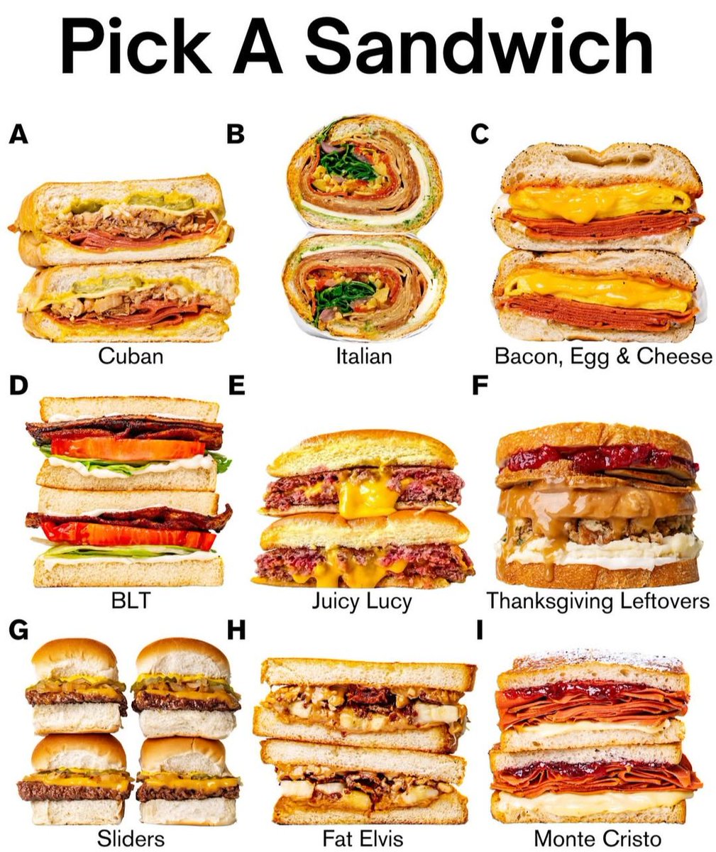 Which sandwich are you choosing?