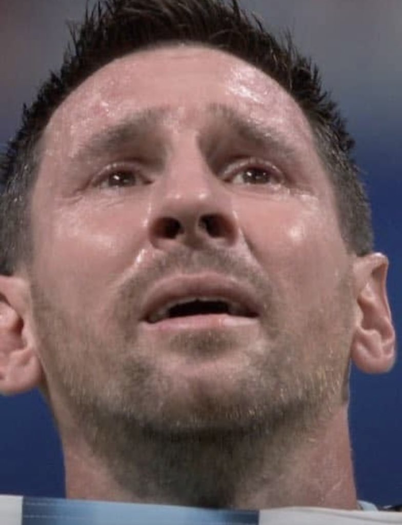 BestofDem_szn's tweet photo. Argentina had won two World Cup (in 1978 and 1986) before Messi's debut, and had won about 14 Copa America titles. It took the national almost 40 years to win another trophy, fourty good years in 2022. Now despite all Messi's accomplishments since his debut, that is, 35 titles in 17 seasons, Messi also won his first major international title in 2021 which was the Copa America, taking 16 years into his career, and almost 17 years to add the World Cup trophy to his collection. 

Now during his years of Int'l trophy drought he was heavily criticized even by Argentines, especially after missing the crucial PK in 2016.

Messi lost four international finals back to back, almost quit the team, and had to struggle to win his first Copa America and World Cup, but all of a sudden it was rigged for him? Be serious.