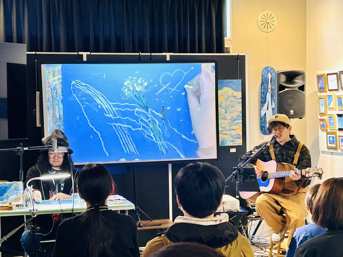 contrail_mk's tweet photo. 【AOTOE通信vol.5】

🎤語り、🎸奏で、🎨描く。
トークショーで作品の世界を知り、LIVEドローイングで作品が生まれる瞬間を目の前で体感。
一日で二つの感動に出会える、AOTOEならではの特別な時間。
スペシャルトーク＆LIVEドローイング 📅 7月12日(日) 13:00〜15:00
ぜひ会場でお楽しみください。 https://t.co/yJrnRCzIdl