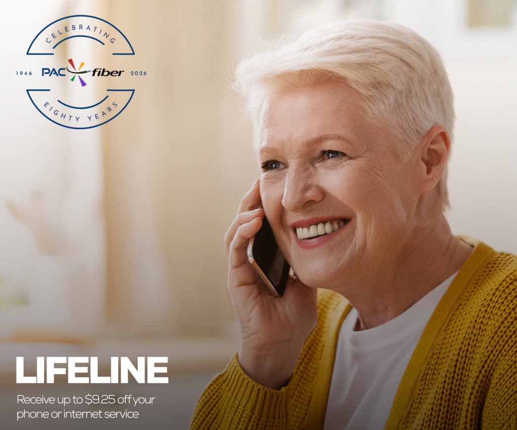 pac_fiber's tweet photo. Connection shouldn’t be out of reach. 💙 The Lifeline Program helps qualifying households save on phone or internet service. Learn more at https://t.co/rT63U1sYXC

#PACFiber #Lifeline https://t.co/lPZR04S1Xp