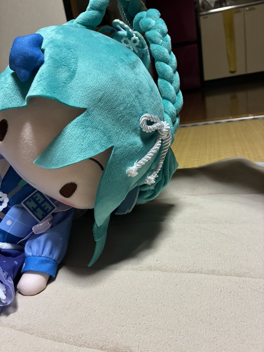 SUTERIA6's tweet photo. 冷蔵庫を遠くから眺めてる織姫の図
(もしかしてあの冷蔵庫の中に特上のお菓子があるひめ？)
お菓子では無いけど特上のブツがあの中にある
(ブツってそんなこわい人みたいな言い方しないで欲しいひめ) https://t.co/Yglhd6qy6J