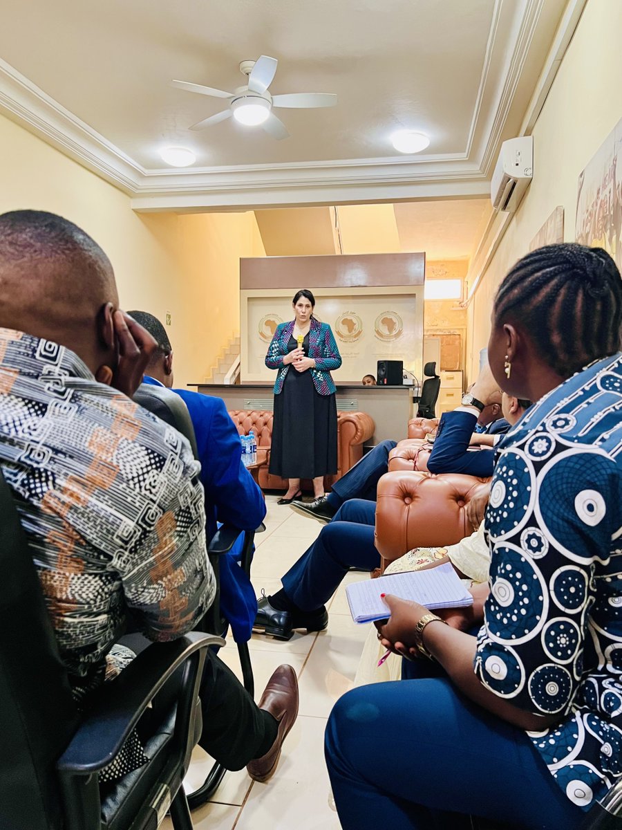 achpr_cadhp's tweet photo. H.E. Amb. Selma Malika Haddadi (@DCP_Haddadi ) visited the ACHPR Secretariat, where she expressed appreciation to staff for their dedication, and invaluable contributions to the work of the Commission. She encouraged the team to remain committed to advancing the ACHPR mandate. https://t.co/HwvDhkypEX