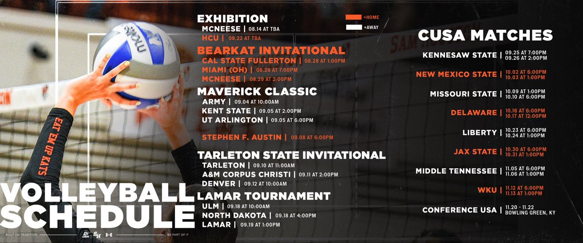 Sam Houston Volleyball tweet media