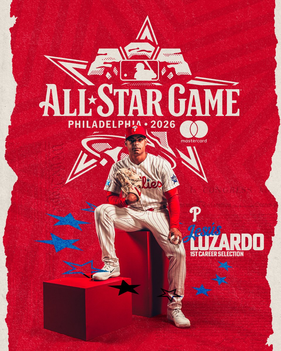 Phillies's tweet photo. All-Star Zeus ⭐

Jesús Luzardo has been named an All-Star for the first time in his career! https://t.co/uG164TY9G2