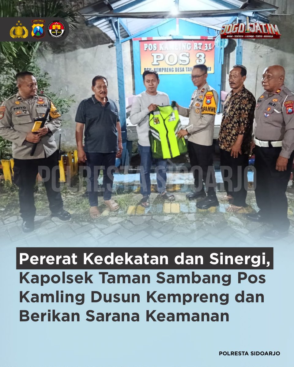 STAFFBAGRENSDA's tweet photo. #PolrestaSidoarjo
#PolriUntukMasyarakat
#PolriPresisi https://t.co/amKqyqLUnw