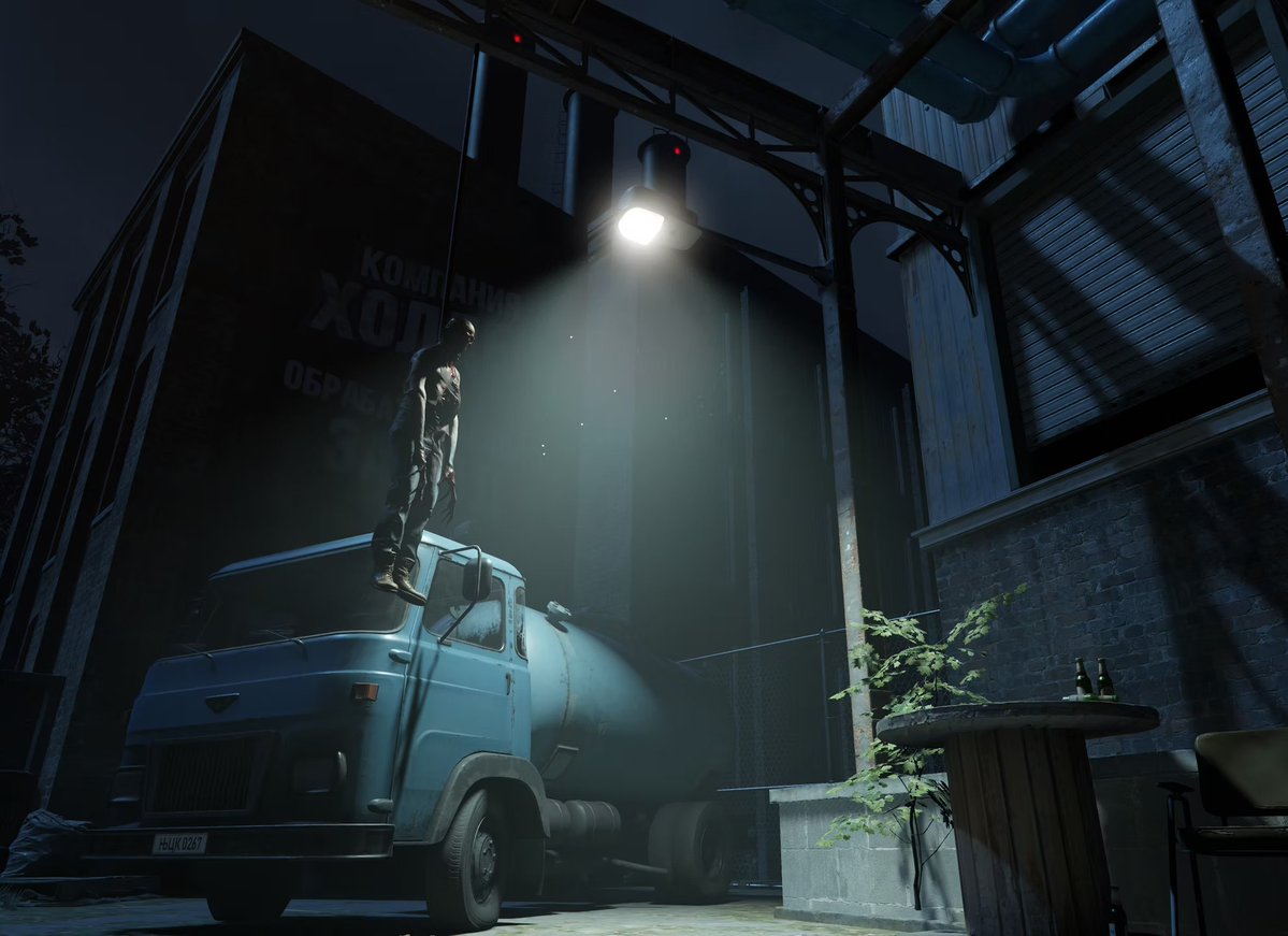 gabefollower's tweet photo. Prior to being hired by Valve in 2022, Chuck Wilson, the company's current level designer, recreated Ravenholm in Source 2 as a personal exploration project.

"The opening to Ravenholm seemed like it would be an appropriately scaled project to tackle. I started by loading up Ravenholm and taking tons of pictures of the opening area, and reacquainting myself with the look, feel, and scale of the space. 

From the ref I was able to deduce the scale and re-block it out with Hammer 2's modeling tools. After I got the whole space blocked in, I decided to make some compositional changes to the space to better guide players to the zombie and to the eerily lit sawblade shack. Once the composition was adjusted, I switched to detailing and diving into some of the new features Hammer 2 had to offer. 

I walked away being blown away at how powerful these tools are for Level Designers, and even more so if you are a Level Designer with some environment art background. These are easily my favorite tools I have worked with to date."