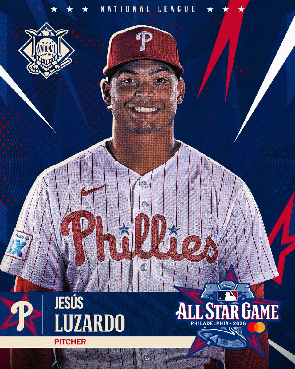 MLB's tweet photo. Braxton Ashcraft, Jesús Luzardo and Riley O’Brien have all been named to the NL All-Star team!

They replace Jacob Misiorowski, Max Meyer and Paul Skenes on the roster. https://t.co/9UvVd5ymAJ
