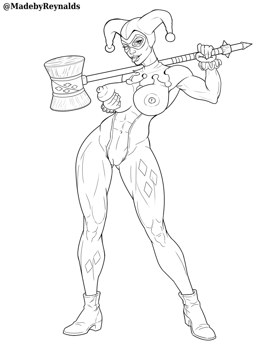 MadeByReynalds's tweet photo. Harley Quinn NSFW - Commission request https://t.co/dBcm1qSPVG