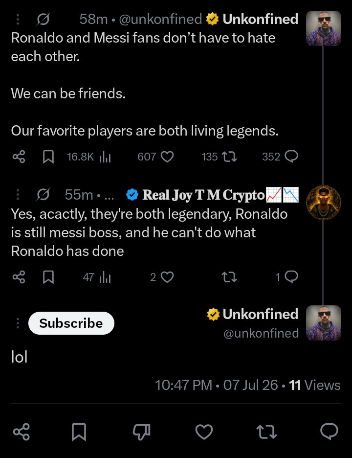 The_Triver's tweet photo. Wow @unkonfined replied to my comment for the first time after he like 2 of my posts long time ago

LFG 🔥 https://t.co/AxR8NHOkMk