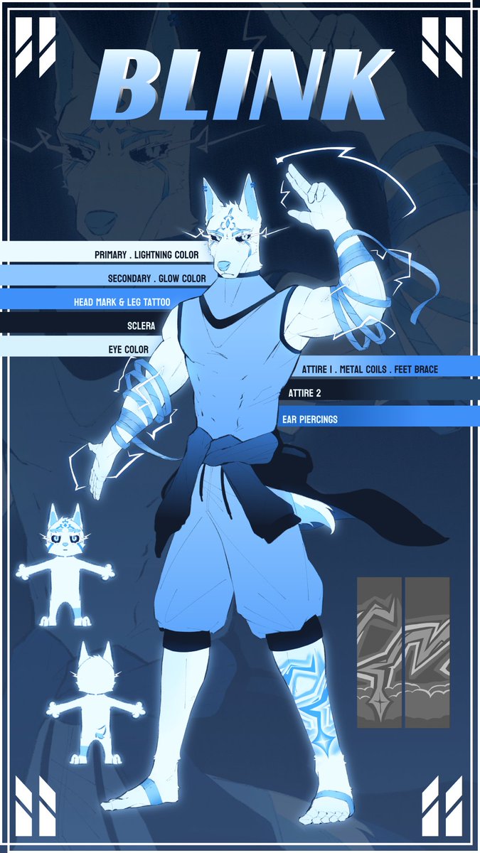 xye_fox's tweet photo. (6/?) Meet Blink! #oc https://t.co/9zPffOylmL