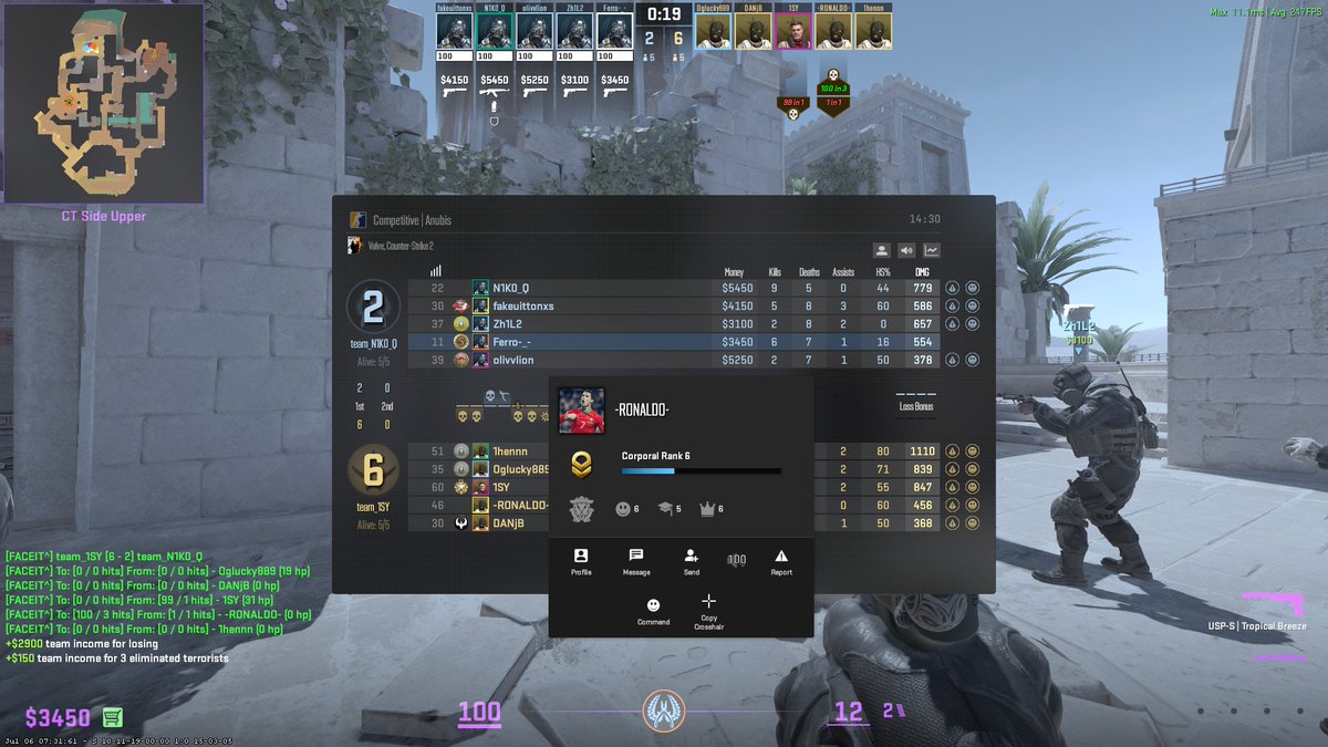 FrantisekAndre1's tweet photo. @FACEIT_Darwin give me every single game new accounts you son of a bitch https://t.co/5kp2YRiP7a
