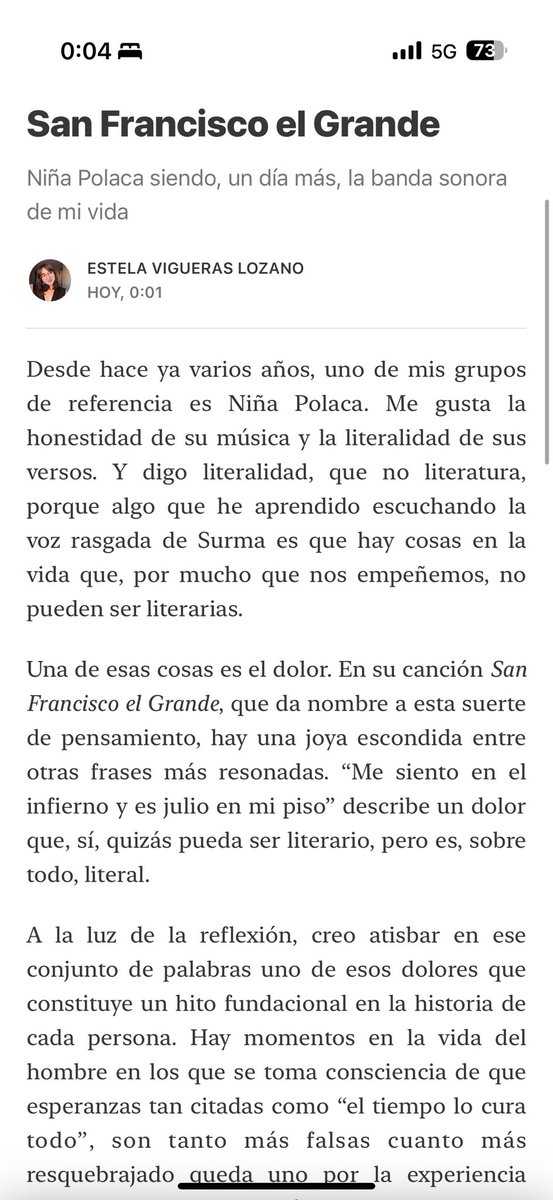estelaavigueras's tweet photo. @NinaPolaca, como siempre, siendo inspiración para que broten las palabras https://t.co/wbORLPRbOe
