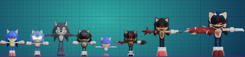udanisuy's tweet photo. I have nothing today, so here's a crap ton of Sonic models I've made over the course of 1 year.

#Sonictheheghehog #takeabreather #execommunity #Sonic https://t.co/5UweqAHCLI