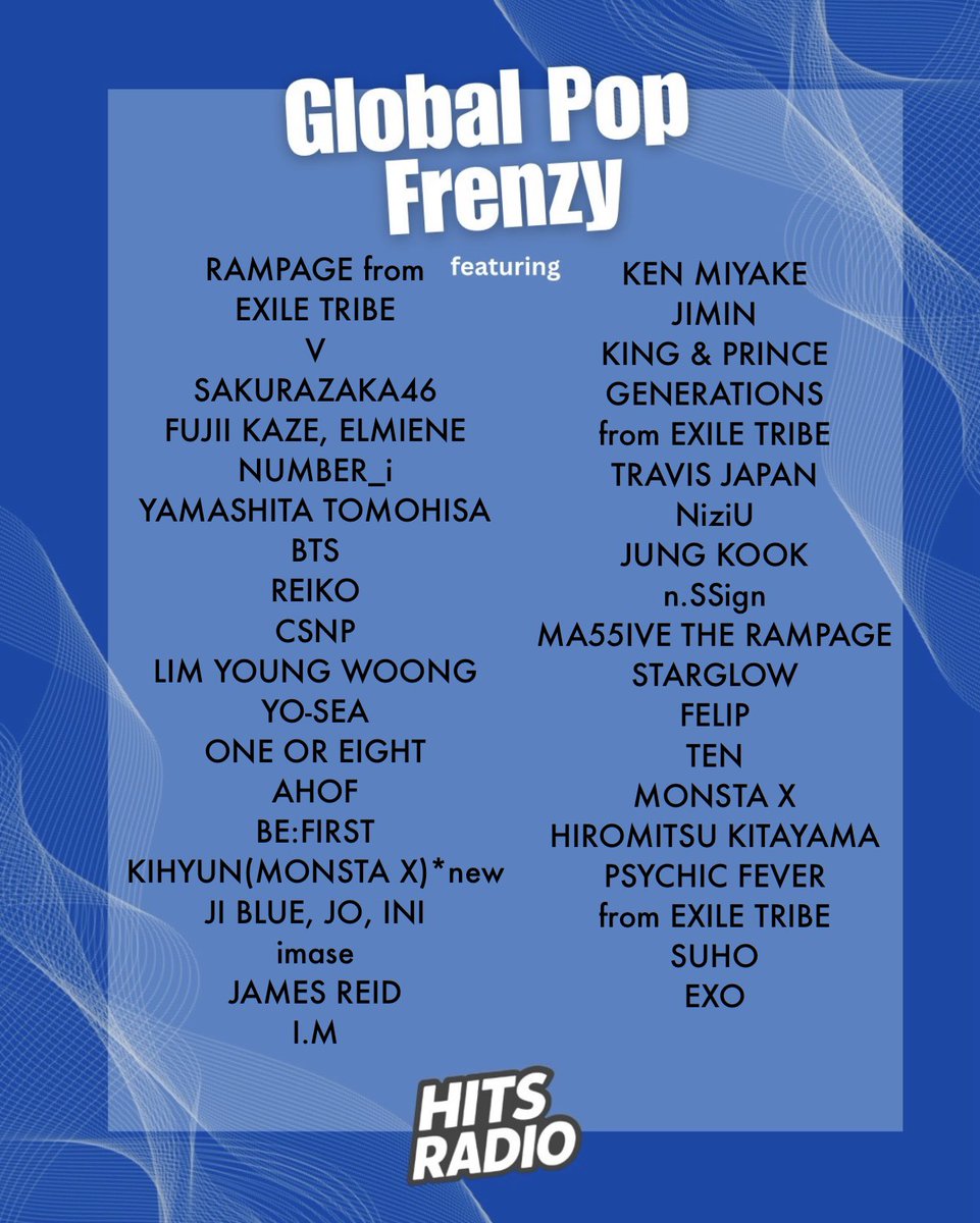 HitsRadioCanada's tweet photo. #GlobalPopFrenzy is come up soon! 🎶
Get ready for two hours of great music, unexpected favorites, and songs that might just become your next obsession? We’ve packed today’s playlist with all your favorite artists, we hope you enjoy today’s song choices🤩
Whether you’re tuning in from home, work, or on the go, we’re so happy you’re spending part of your day with us.
📻 Join us:
🕗 8–10 PM EDT
🕘 9–11 AM KST
🕗 8–10 AM PHT
Turn up the volume, and let’s make Tuesday night a fun one together! See you soon! 🎧