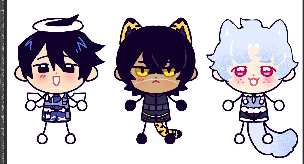 shizuyumee's tweet photo. doing some plushies for myself https://t.co/s8VYD8eT8y