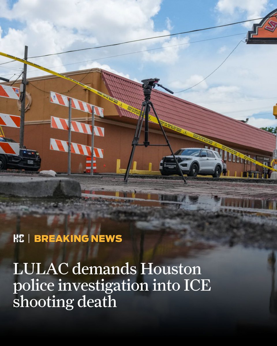 HoustonChron's tweet photo. The League of United Latin American Citizens on Tuesday demanded that the Houston Police Department lead an investigation into the U.S. Immigration and Customs Enforcement shooting of Lorenzo Salgado Araujo, saying it would be a "dereliction of duty" if the department declines to get involved. https://t.co/jch91fvfok