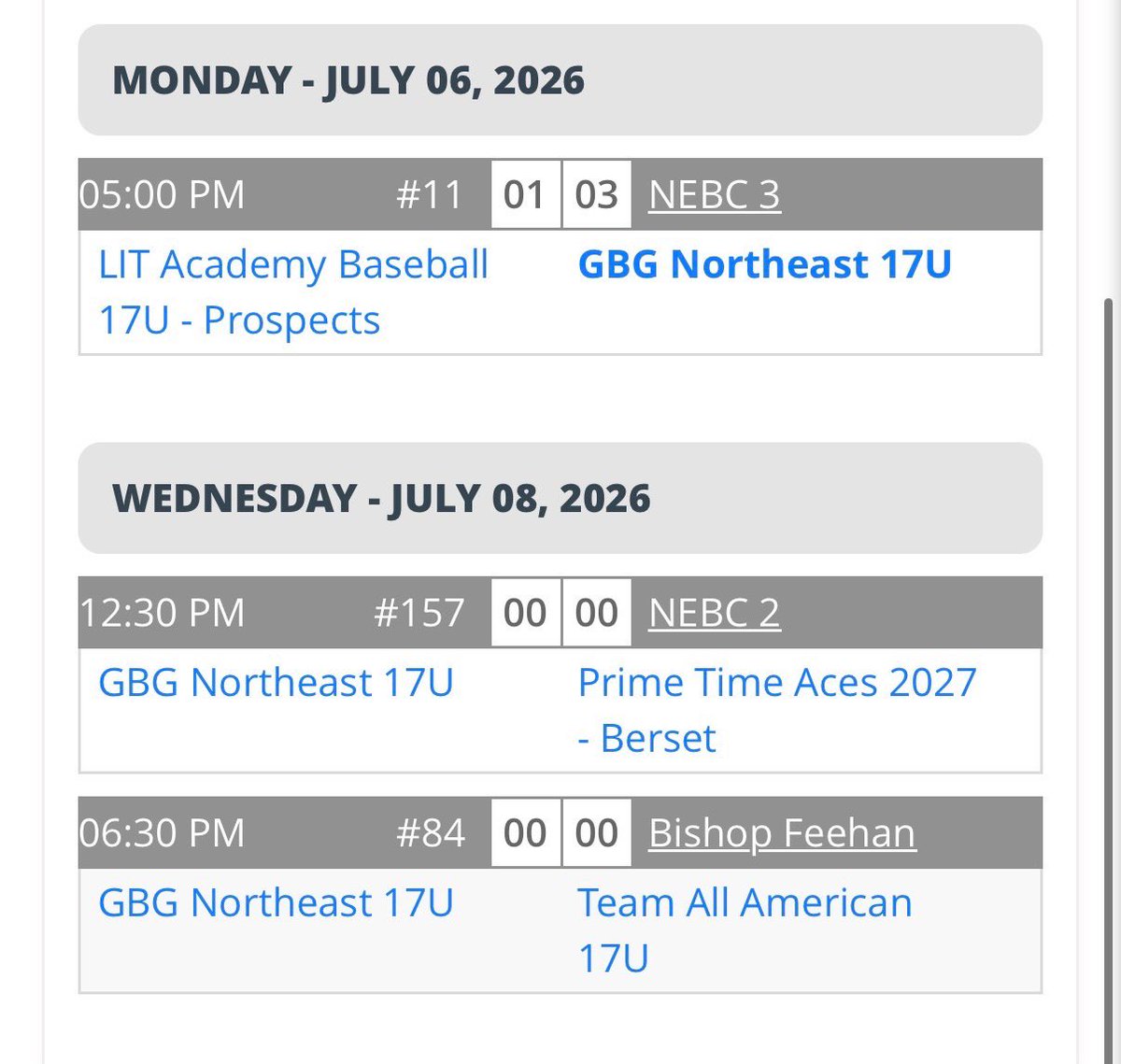ryan_burns01's tweet photo. Updated schedule for the Boston open
@GBG_Hawks @CoachWelchRBI https://t.co/cYDgdOZwwk