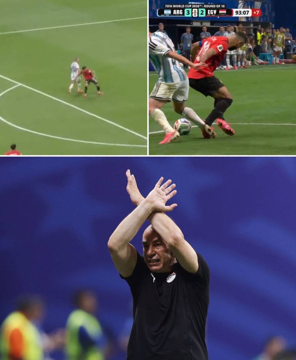 NoelMarquez5609's tweet photo. Es DT de Egipto no necesitó palabras para expresar el mayor robo en la historia del fútbol mundial. Espero que este gesto no le traiga consecuencias mayores ante los altos mandos del fútbol mundial..

¡¡EL MUNDO ENTERO LO VIO EN VIVO Y TU GESTO JAMÁS SERÁ OLVIDADO!! https://t.co/fmeyKF3xTO