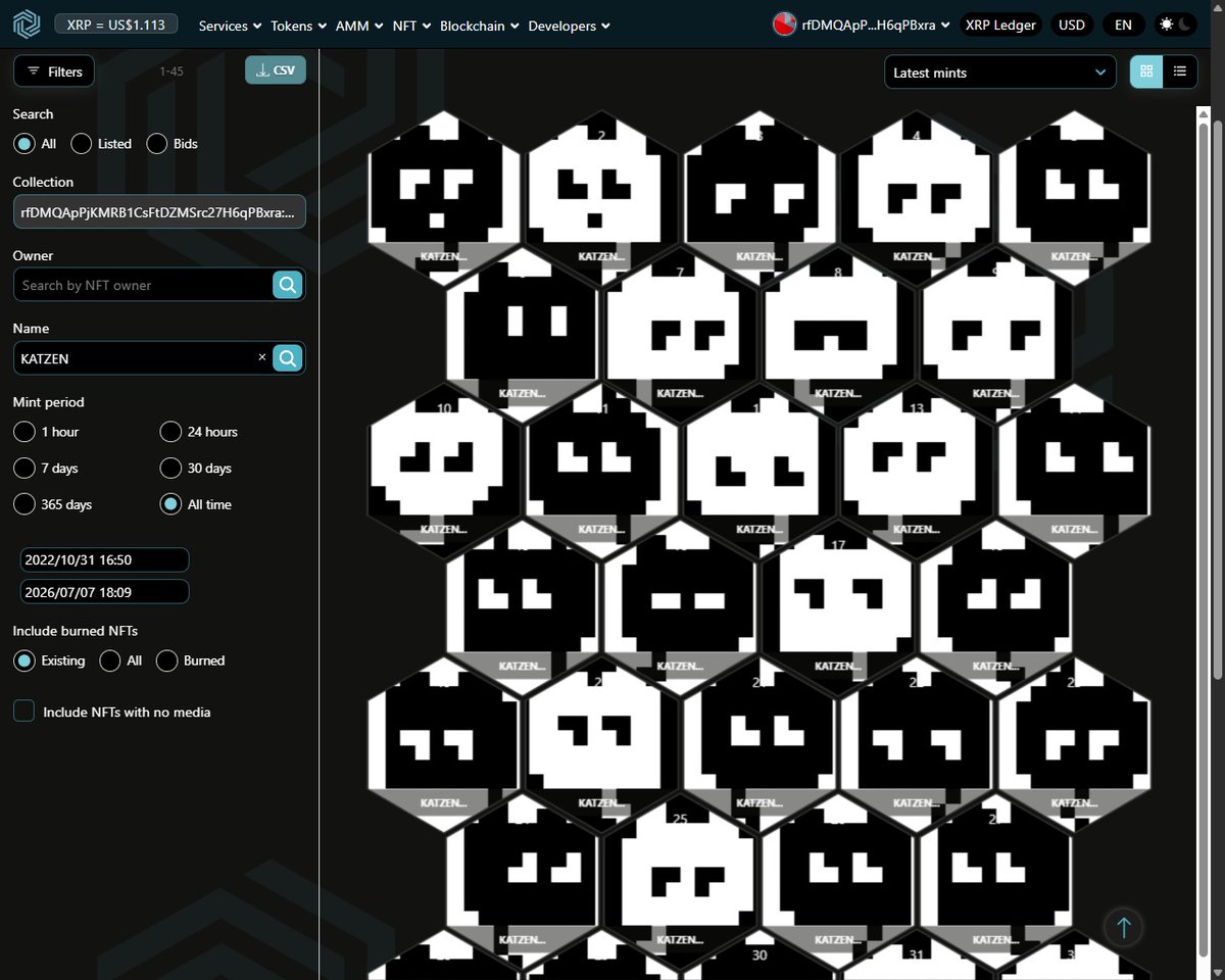 XBCZnetwork's tweet photo. 👾😼#pixelart directly on the #XRPL blockchain! #XRPLCommunity slide on over to @bithomp &amp; search for #KATZEN -- or follow link below &amp; find playful onchain @BalloonCatz art #XBCZ #XRPLTokens #NFTfamily -- now trading for $XBCZ &amp; $XRP! don't miss out! #XBCZnetwork #XRPNetwork https://t.co/39ZDCkfTWY