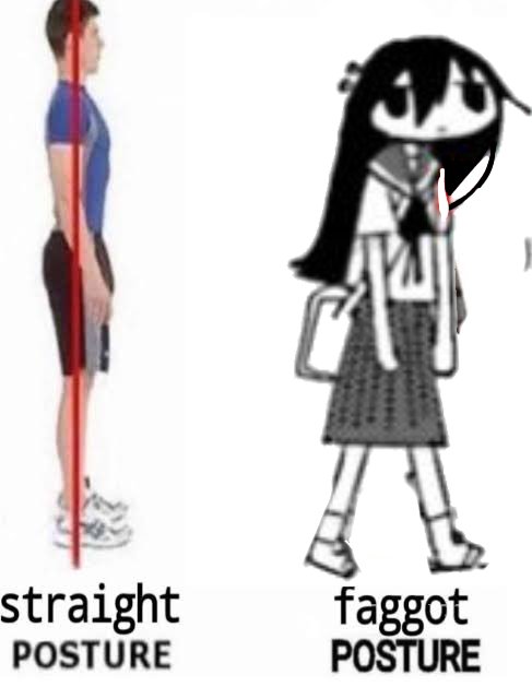 girlslasttourr's tweet photo. the reason my posture is so bad is actually because i'm a lesbian https://t.co/HbYFDVKzL5